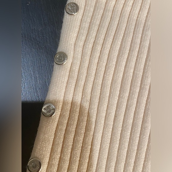 Rare Vintage Celine Wool Top - Cream / Ivory Size Small - Picture 8 of 12